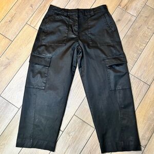 Women’s Old Navy Black Cargo Pants, extra high-rise, size:10